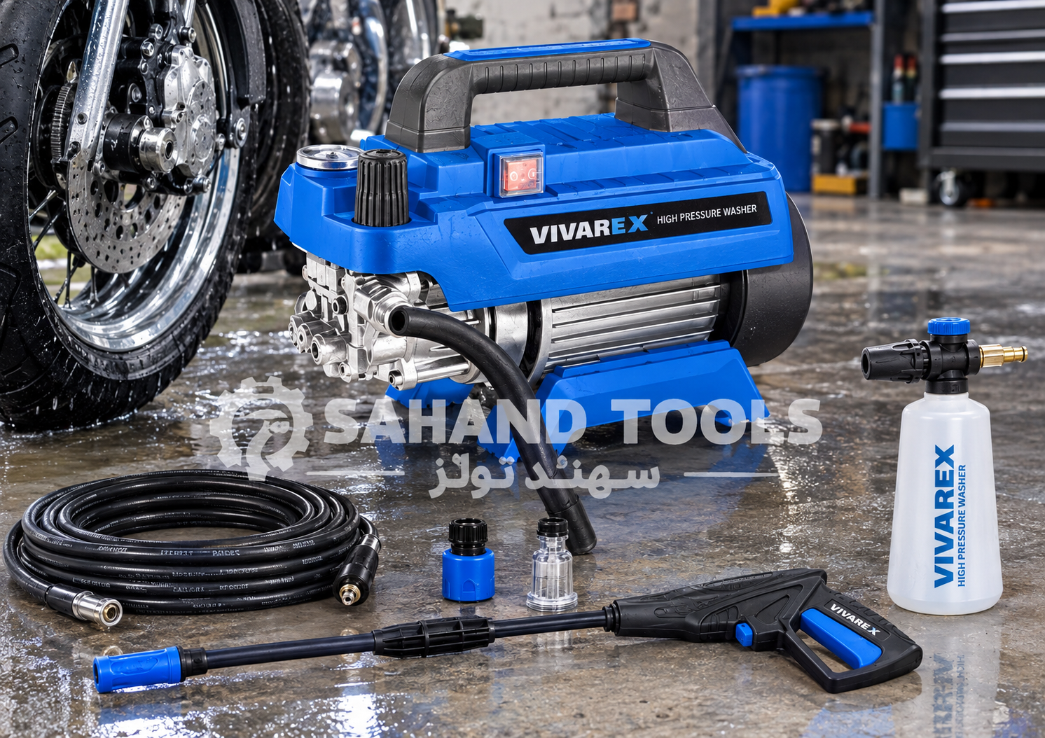 کارواش ویوارکس مدل VR7160-PW، فشار 160 بار و توان 2000 وات